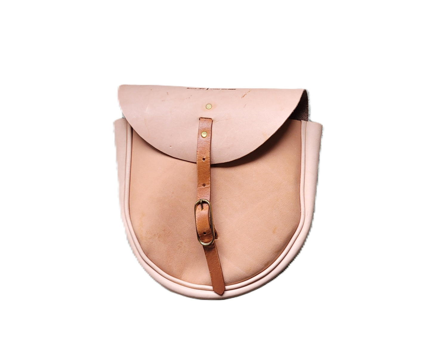 Horse Shoe Leather Bag